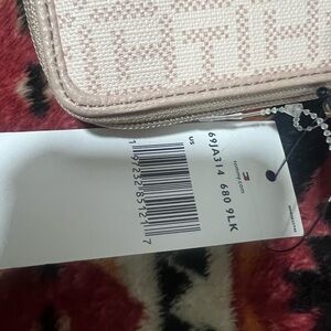 Tommy Hilfiger Beige and Pink Women's Wallet